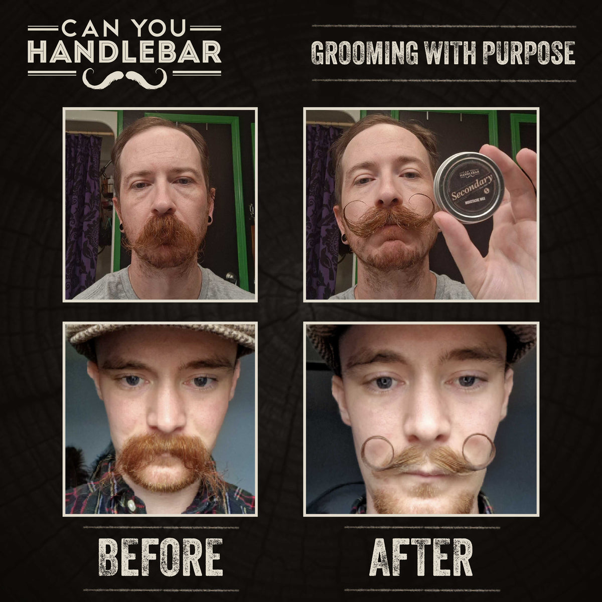 Get A Pair Bundle: Moustache Wax