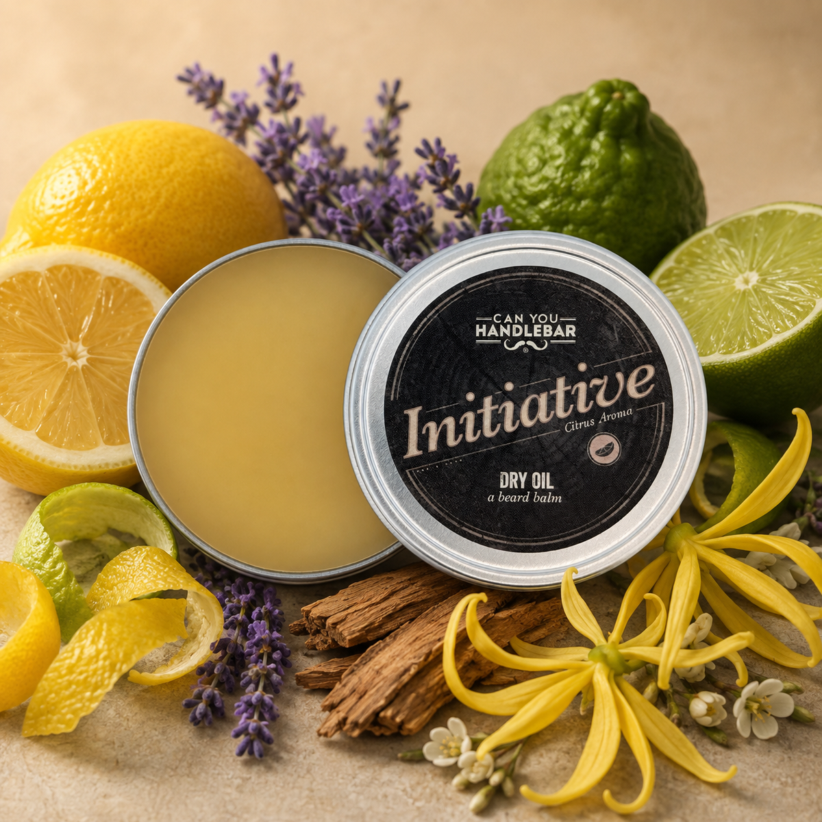 Initiative Dry Oil: Citrus Blend Beard Balm